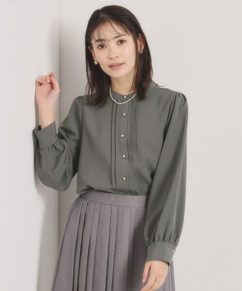 ITS'DEMO / イッツデモ シャツ・ブラウス | 【手洗い可】フロントピンタックブラウス | 詳細5