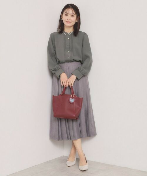 ITS'DEMO / イッツデモ シャツ・ブラウス | 【手洗い可】フロントピンタックブラウス | 詳細6