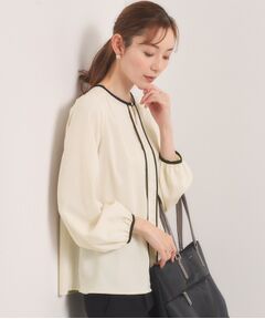 ITS'DEMO / イッツデモ シャツ・ブラウス | 【入卒／手洗い可】配色ブラウス