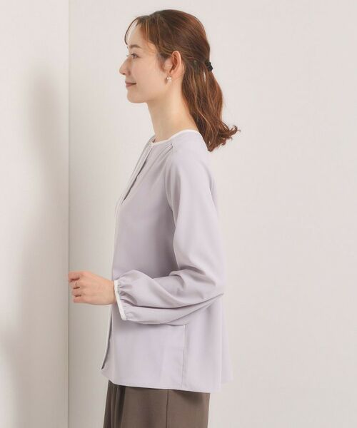 ITS'DEMO / イッツデモ シャツ・ブラウス | 【入卒／手洗い可】配色ブラウス | 詳細14