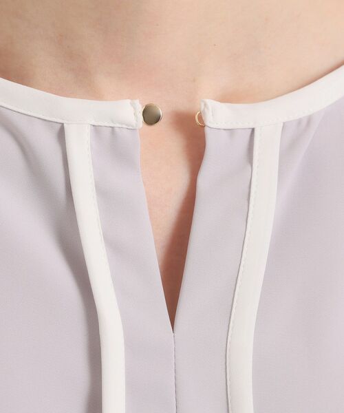 ITS'DEMO / イッツデモ シャツ・ブラウス | 【入卒／手洗い可】配色ブラウス | 詳細17