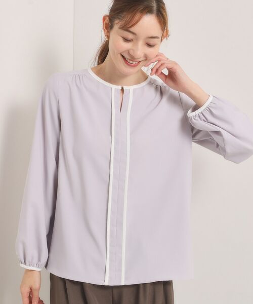 ITS'DEMO / イッツデモ シャツ・ブラウス | 【入卒／手洗い可】配色ブラウス | 詳細5