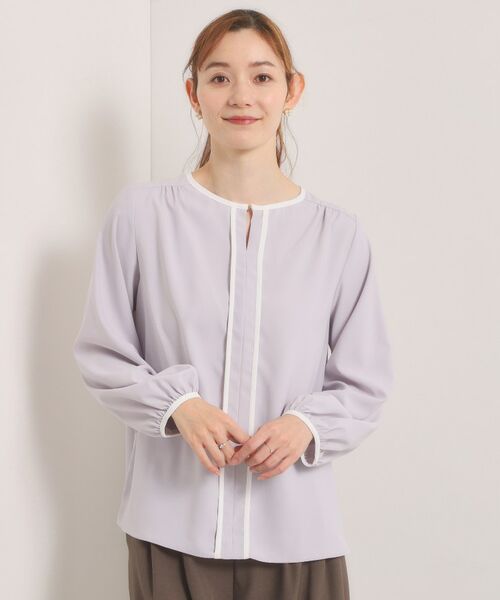 ITS'DEMO / イッツデモ シャツ・ブラウス | 【入卒／手洗い可】配色ブラウス | 詳細6