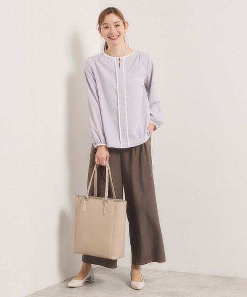 ITS'DEMO / イッツデモ シャツ・ブラウス | 【入卒／手洗い可】配色ブラウス | 詳細7