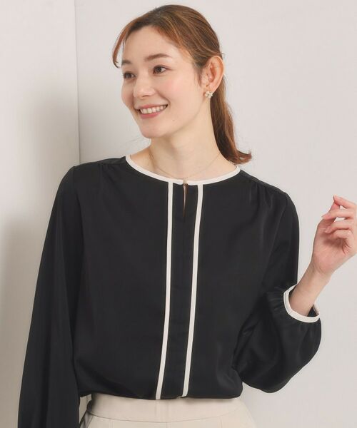 ITS'DEMO / イッツデモ シャツ・ブラウス | 【入卒／手洗い可】配色ブラウス | 詳細9