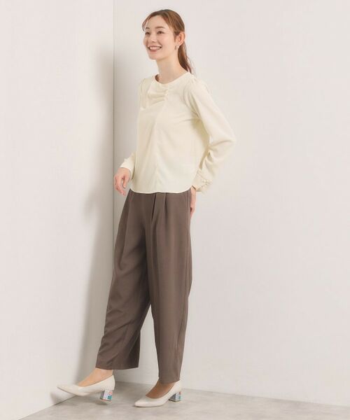 ITS'DEMO / イッツデモ シャツ・ブラウス | 【入卒／手洗い可】ドレープブラウス | 詳細3