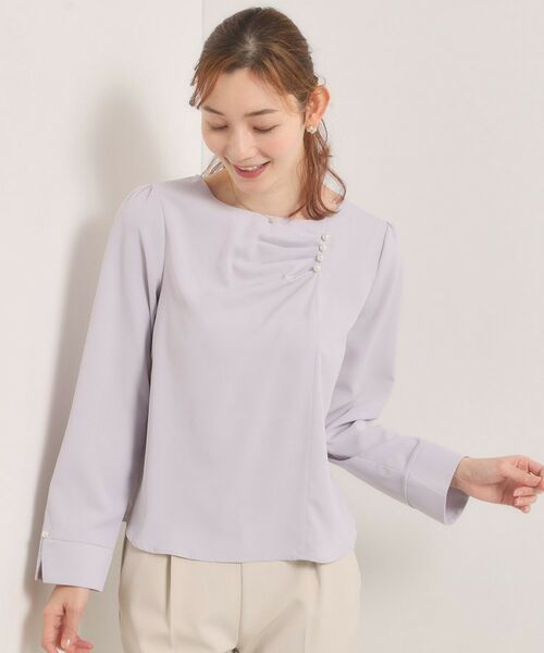ITS'DEMO / イッツデモ シャツ・ブラウス | 【入卒／手洗い可】ドレープブラウス | 詳細6