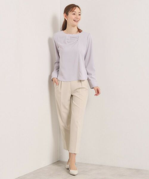 ITS'DEMO / イッツデモ シャツ・ブラウス | 【入卒／手洗い可】ドレープブラウス | 詳細7