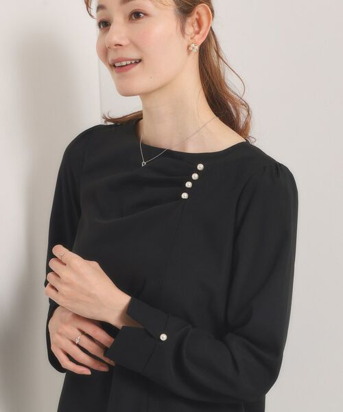 ITS'DEMO / イッツデモ シャツ・ブラウス | 【入卒／手洗い可】ドレープブラウス | 詳細9