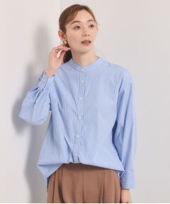 ITS'DEMO / イッツデモ シャツ・ブラウス | 【手洗い可】2wayストライプブラウス