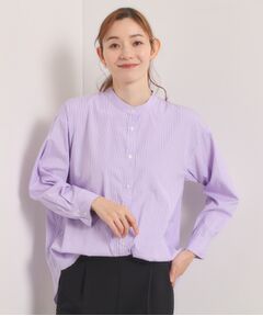 ITS'DEMO / イッツデモ シャツ・ブラウス | 【手洗い可】2wayストライプブラウス