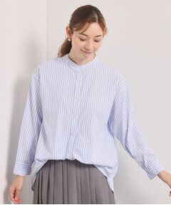 ITS'DEMO / イッツデモ シャツ・ブラウス | 【手洗い可】2wayストライプブラウス