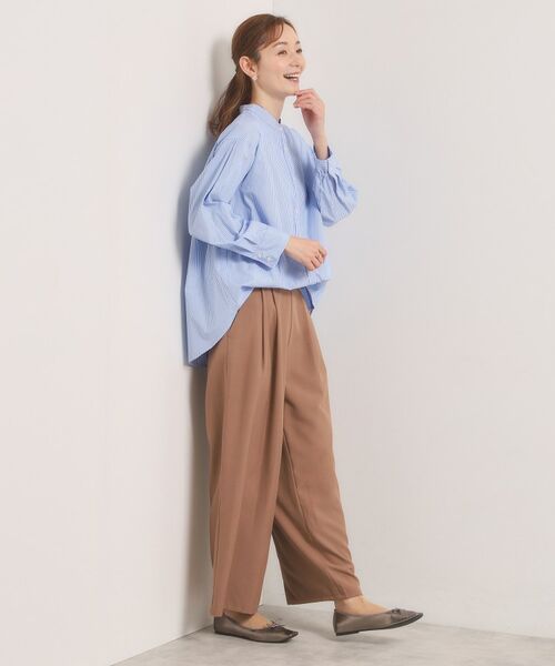 ITS'DEMO / イッツデモ シャツ・ブラウス | 【手洗い可】2wayストライプブラウス | 詳細11