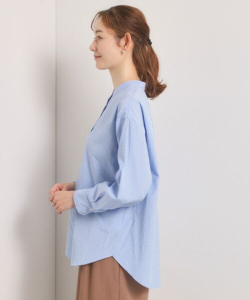 ITS'DEMO / イッツデモ シャツ・ブラウス | 【手洗い可】2wayストライプブラウス | 詳細14