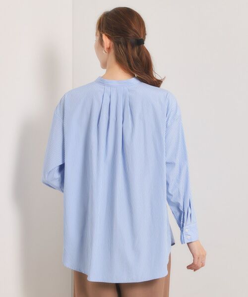 ITS'DEMO / イッツデモ シャツ・ブラウス | 【手洗い可】2wayストライプブラウス | 詳細15