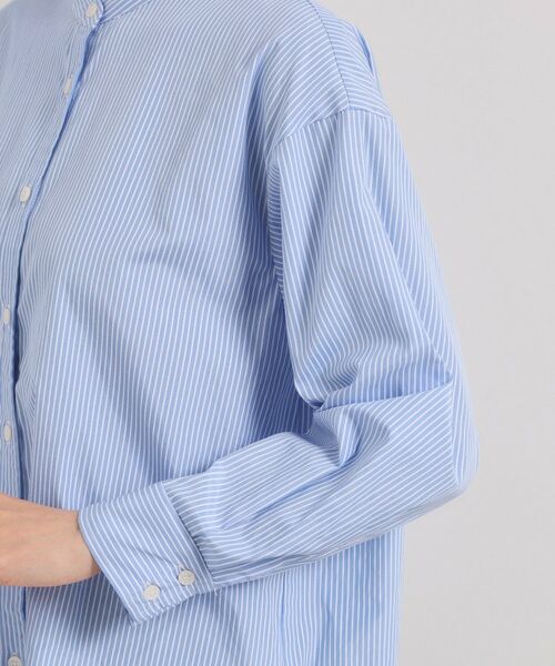 ITS'DEMO / イッツデモ シャツ・ブラウス | 【手洗い可】2wayストライプブラウス | 詳細17