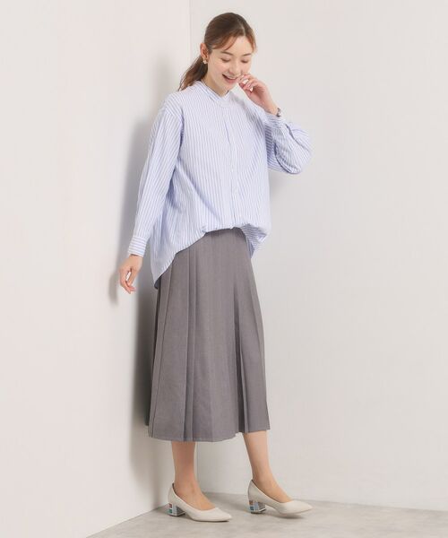 ITS'DEMO / イッツデモ シャツ・ブラウス | 【手洗い可】2wayストライプブラウス | 詳細3