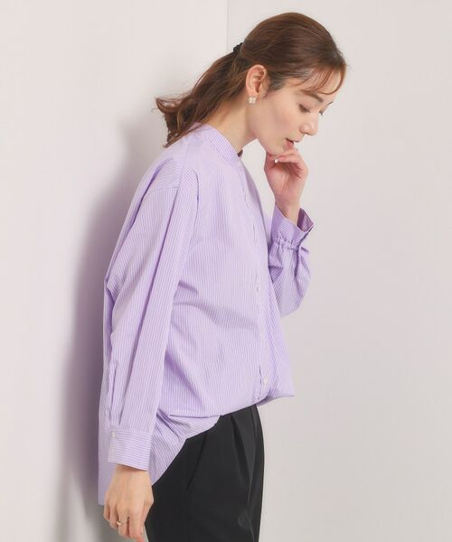 ITS'DEMO / イッツデモ シャツ・ブラウス | 【手洗い可】2wayストライプブラウス | 詳細5