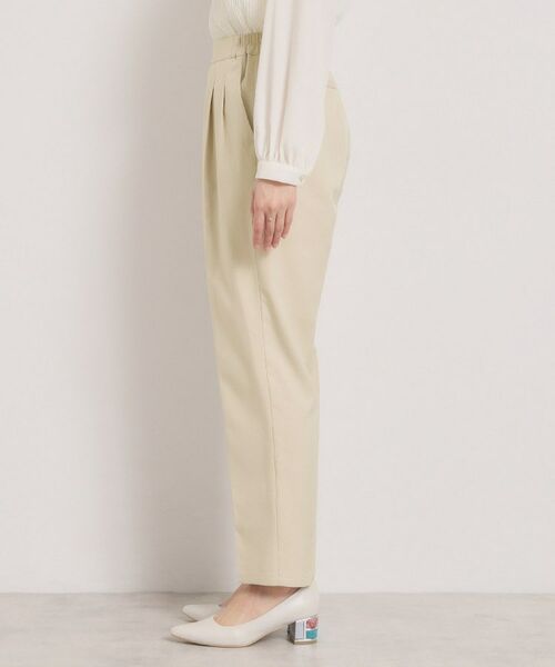 ITS'DEMO / イッツデモ パンツ | 【洗濯機OK／イージーケア】ツイルストレッチテーパードパンツ | 詳細10
