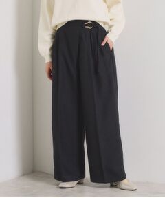 ITS'DEMO / イッツデモ パンツ | ループベルトワイドパンツ