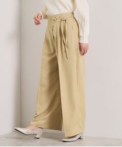 ITS'DEMO / イッツデモ パンツ | ループベルトワイドパンツ