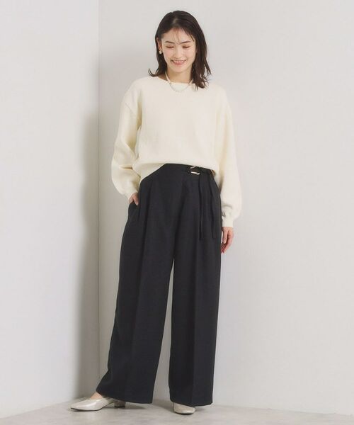 ITS'DEMO / イッツデモ パンツ | ループベルトワイドパンツ | 詳細11