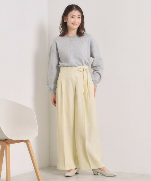 ITS'DEMO / イッツデモ パンツ | ループベルトワイドパンツ | 詳細3