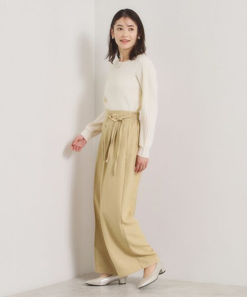 ITS'DEMO / イッツデモ パンツ | ループベルトワイドパンツ | 詳細6