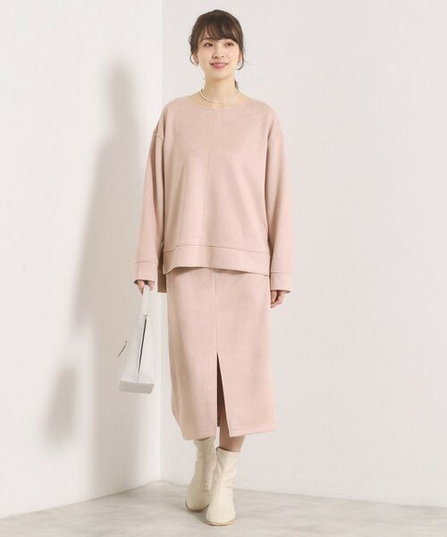 ITS'DEMO / イッツデモ スカート | 【セットアップ可／手洗い可】カットスエードスカート | 詳細10