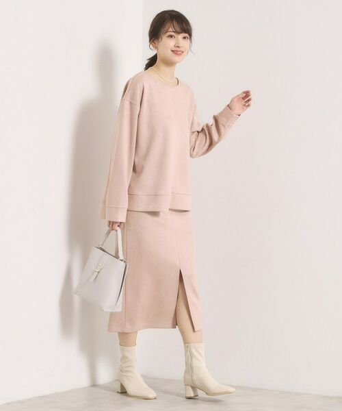 ITS'DEMO / イッツデモ スカート | 【セットアップ可／手洗い可】カットスエードスカート | 詳細11