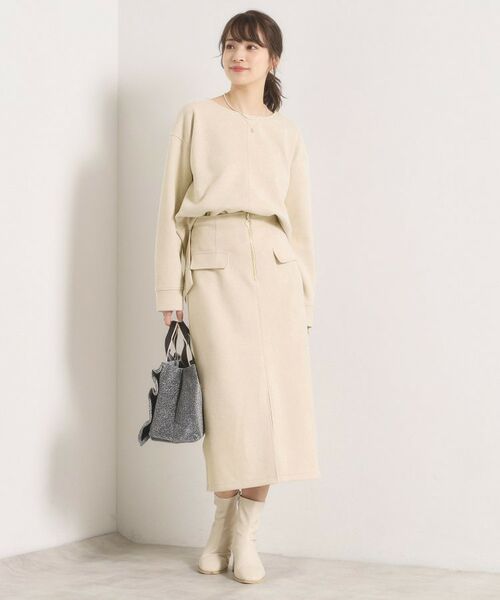 ITS'DEMO / イッツデモ スカート | 【セットアップ可／手洗い可】カットスエードスカート | 詳細15