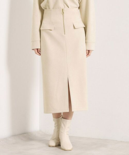 ITS'DEMO / イッツデモ スカート | 【セットアップ可／手洗い可】カットスエードスカート | 詳細17