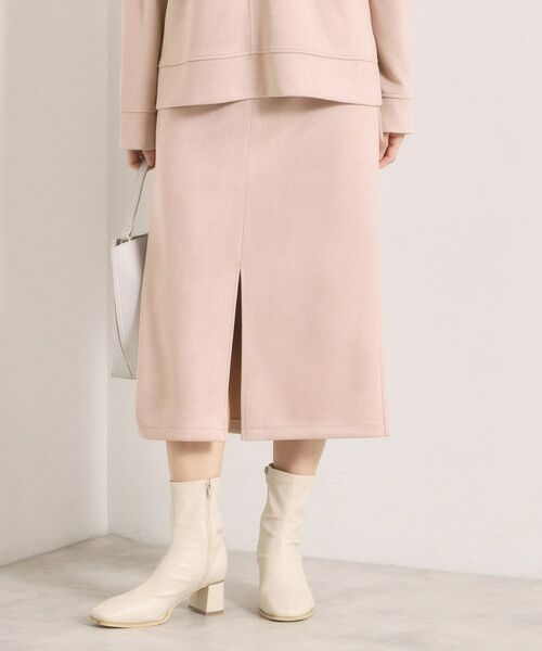 ITS'DEMO / イッツデモ スカート | 【セットアップ可／手洗い可】カットスエードスカート | 詳細9