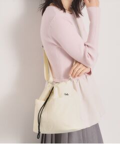 ITS'DEMO / イッツデモ ショルダーバッグ | 【5ポケット】刺繍ドロストショルダー