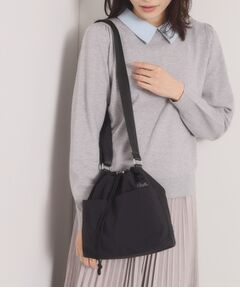 ITS'DEMO / イッツデモ ショルダーバッグ | 【5ポケット】刺繍ドロストショルダー