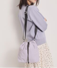 ITS'DEMO / イッツデモ ショルダーバッグ | 【5ポケット】刺繍ドロストショルダー