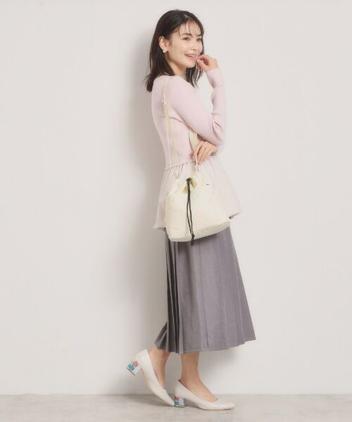 ITS'DEMO / イッツデモ ショルダーバッグ | 【5ポケット】刺繍ドロストショルダー | 詳細2