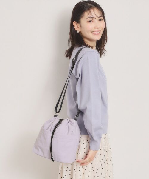 ITS'DEMO / イッツデモ ショルダーバッグ | 【5ポケット】刺繍ドロストショルダー | 詳細5