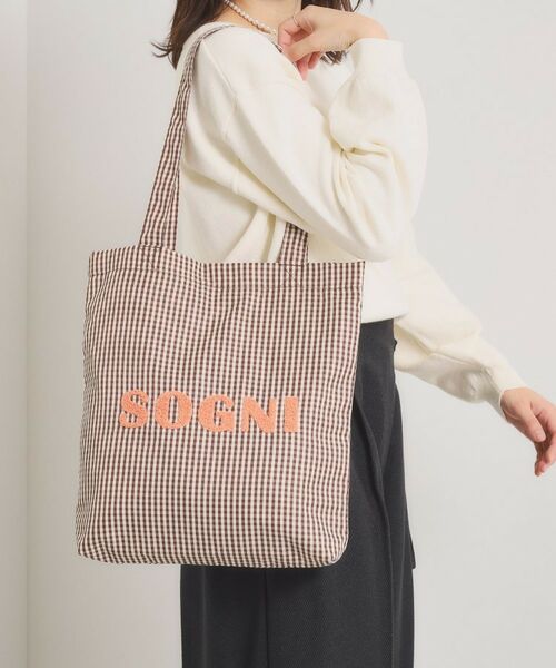 ITS'DEMO / イッツデモ トートバッグ | 【A4対応】ロゴポップトート（ブラウン(243)）