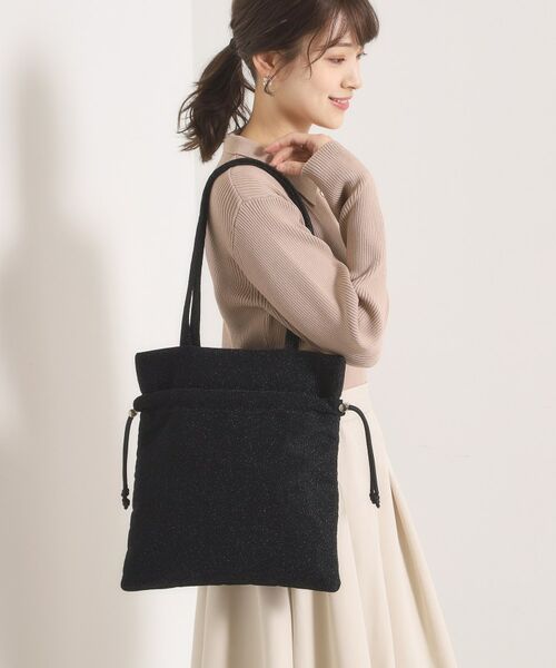 ITS'DEMO / イッツデモ ショルダーバッグ | ラメドロストトート | 詳細1