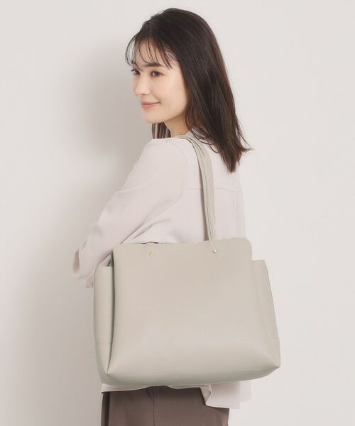 ITS'DEMO / イッツデモ トートバッグ | ＜楽もち＞軽量PU三層A4トート | 詳細1