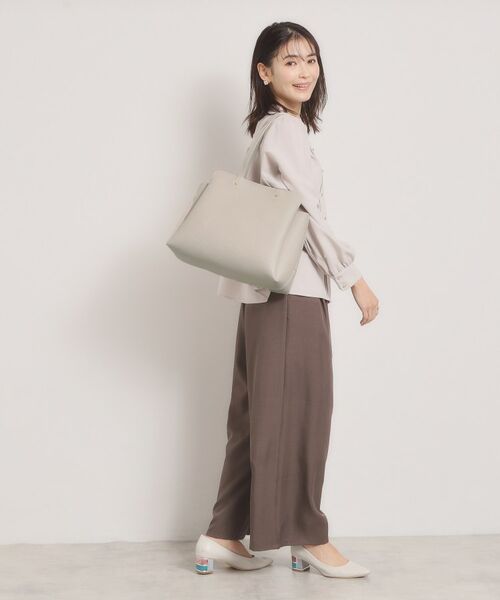 ITS'DEMO / イッツデモ トートバッグ | ＜楽もち＞軽量PU三層A4トート | 詳細2