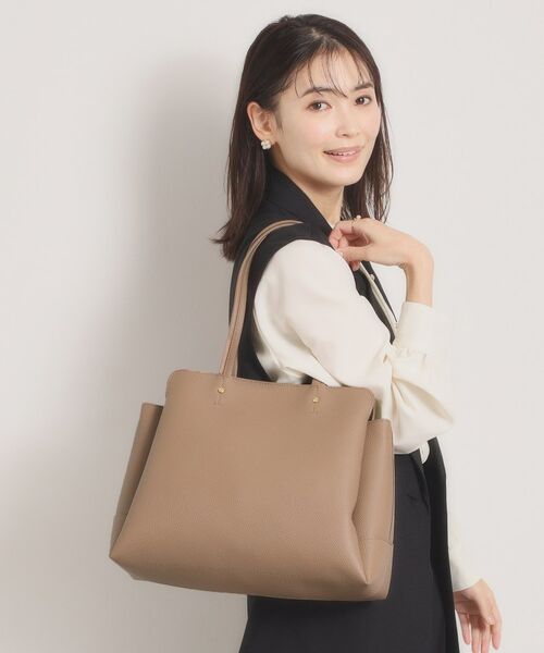 ITS'DEMO / イッツデモ トートバッグ | ＜楽もち＞軽量PU三層A4トート | 詳細5