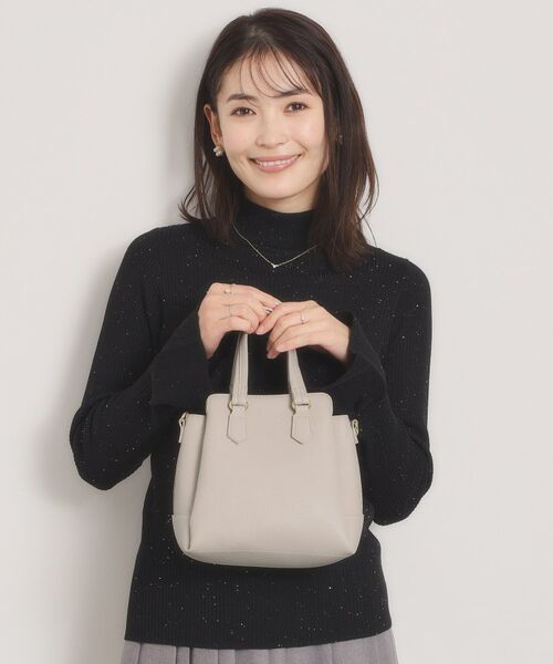 ITS'DEMO / イッツデモ トートバッグ | ＜楽もち＞軽量PU三層2WAYトート | 詳細1