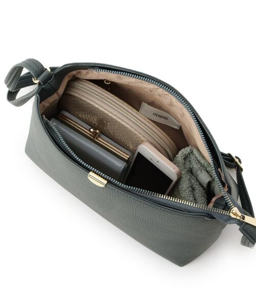 ITS'DEMO / イッツデモ ショルダーバッグ | ＜楽もち＞軽量PU横型ミニショルダー | 詳細20