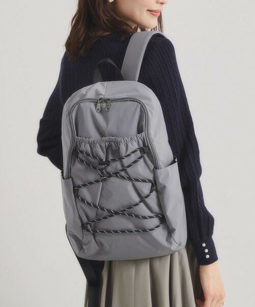ITS'DEMO / イッツデモ リュック・バックパック | 【8ポケット】撥水レースアップリュック（グレー(012)）