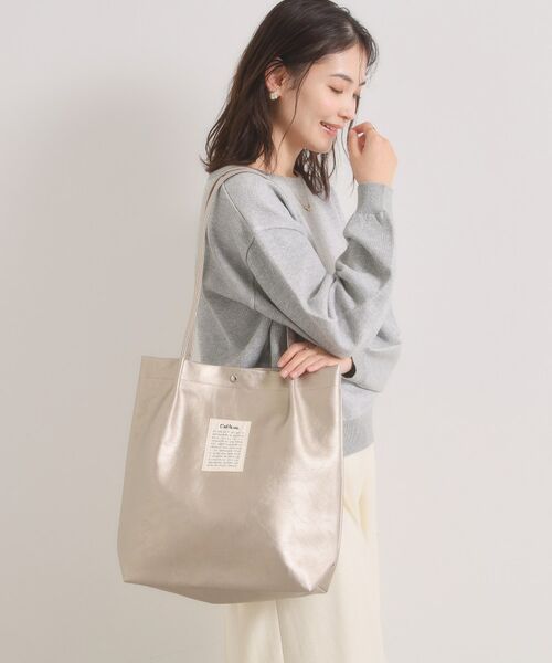 ITS'DEMO / イッツデモ トートバッグ | 【A4対応】合皮ハンドルタックトート | 詳細1