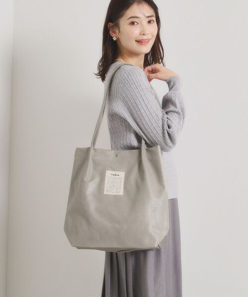 ITS'DEMO / イッツデモ トートバッグ | 【A4対応】合皮ハンドルタックトート | 詳細3