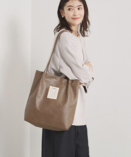 ITS'DEMO / イッツデモ トートバッグ | 【A4対応】合皮ハンドルタックトート | 詳細7