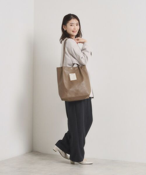 ITS'DEMO / イッツデモ トートバッグ | 【A4対応】合皮ハンドルタックトート | 詳細8